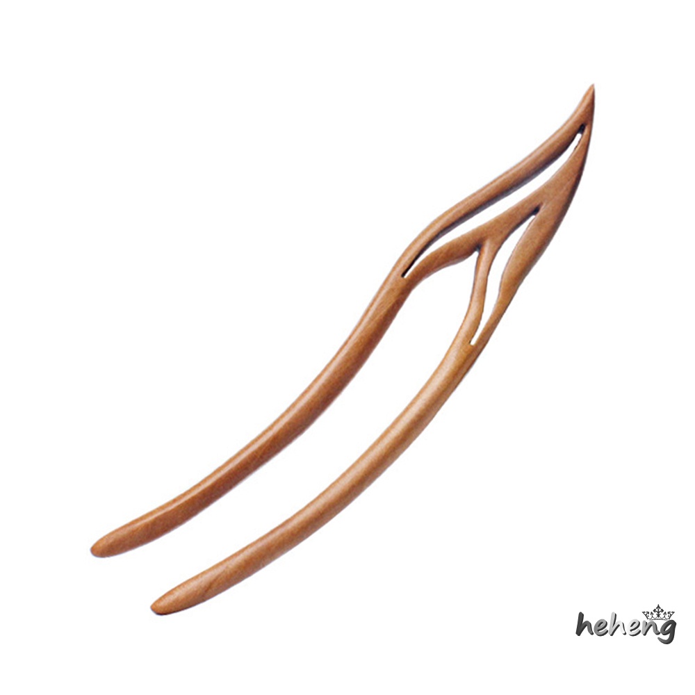 Trâm Cài Tóc Chữ U Bằng Gỗ Đàn Hương Bền Bỉ Phong Cách Trung Hoa Cổ Điển Dùng Mặc Sườn Xám / Đầm