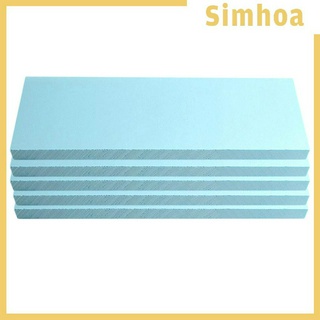 Bộ 5 Tấm Xốp Màu Xanh Dương Kích Thước 295x100x30mm Dùng Làm Mô Hình DIY