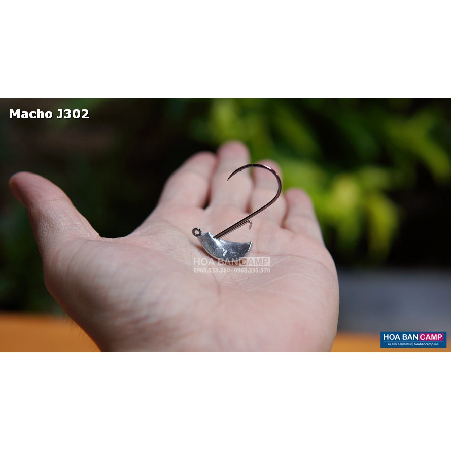 Lưỡi Câu Jig Head SLEEPER Macho J302 | 7g - 3 chiếc/ vỉ