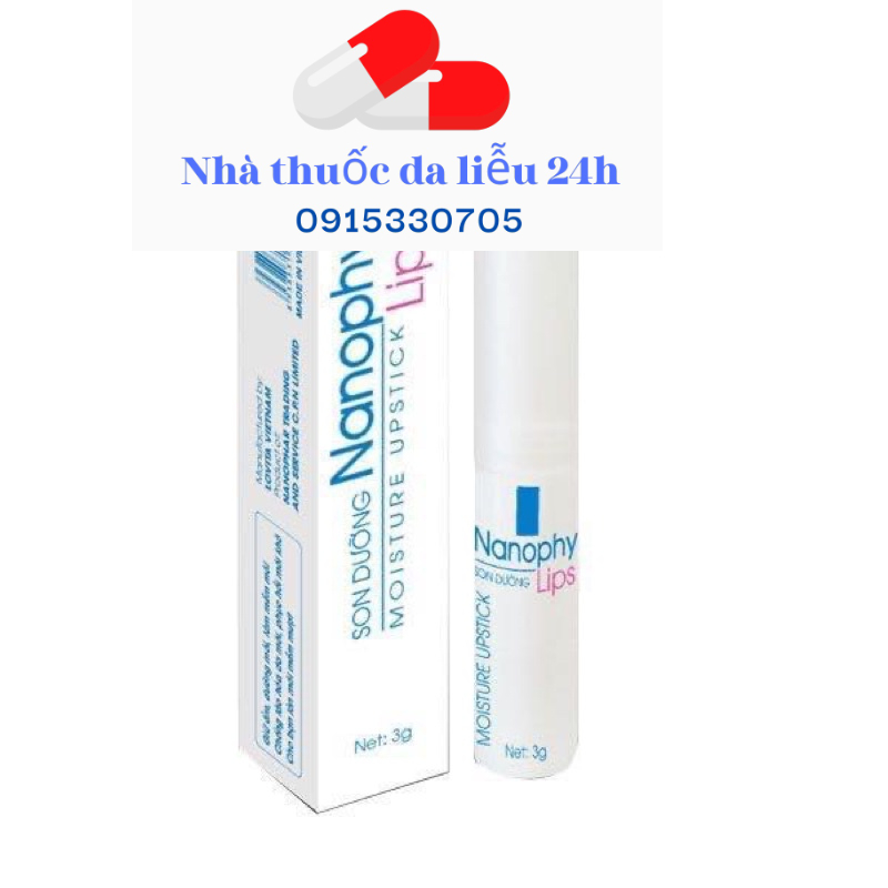 [Chính Hãng] Son dưỡng môi không màu Nanophy Lips