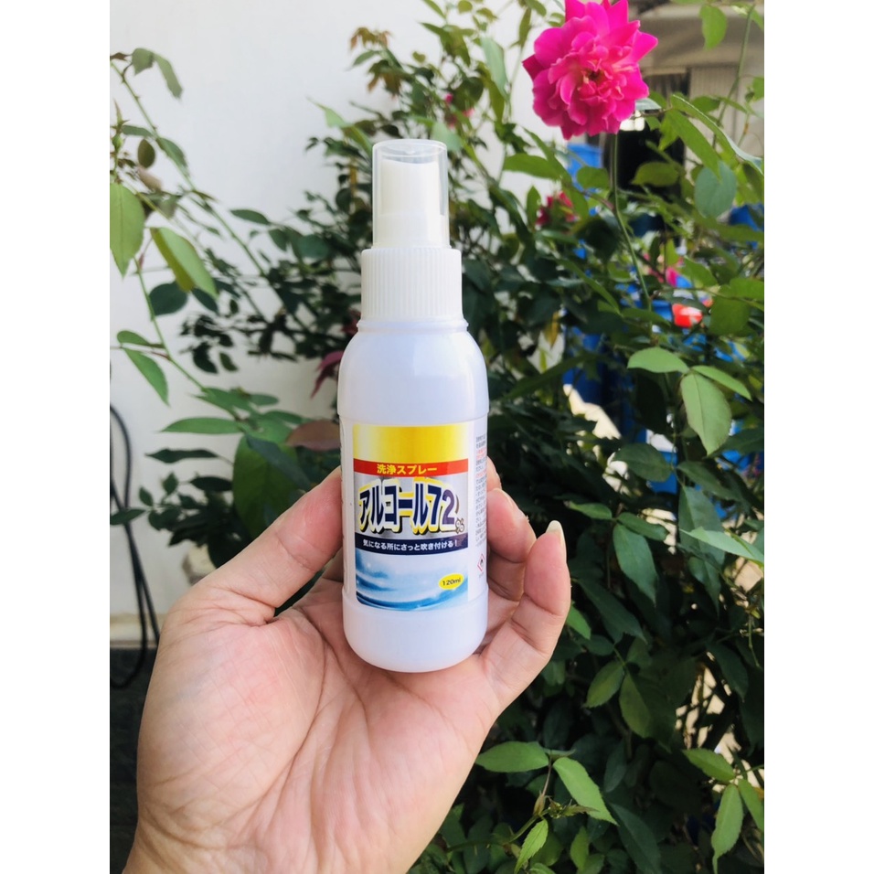 Xịt rửa tay nhanh Kháng khuẩn 99.999% Hàng nhật 120ml