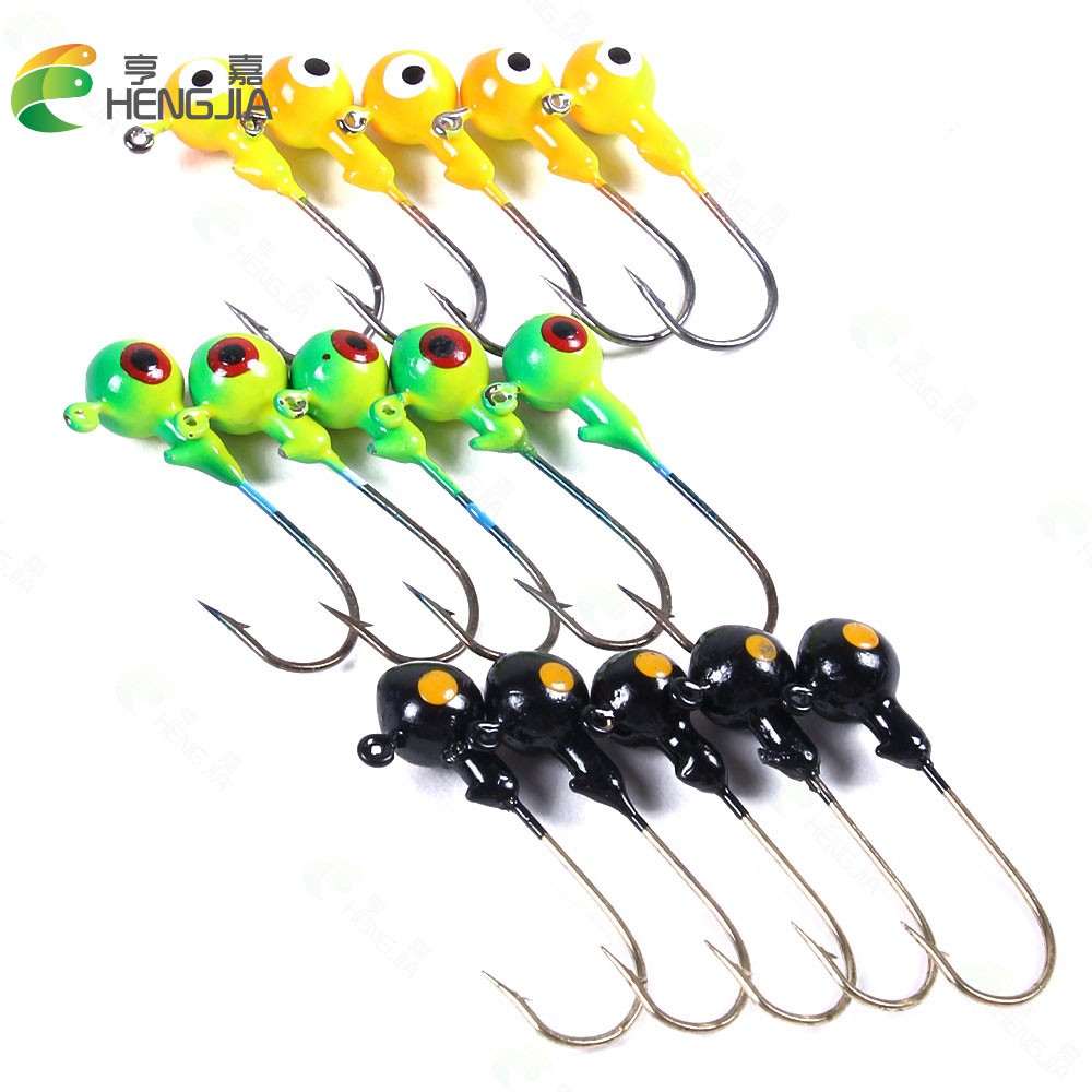 Lưỡi câu Jig Head 3 màu tùy chọn dành cho cần thủ