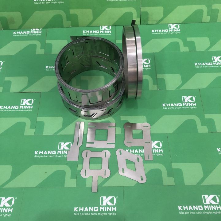 Kẽm hàn cell, kẽm vuông 2S-2P, 0.15*8*30mm.