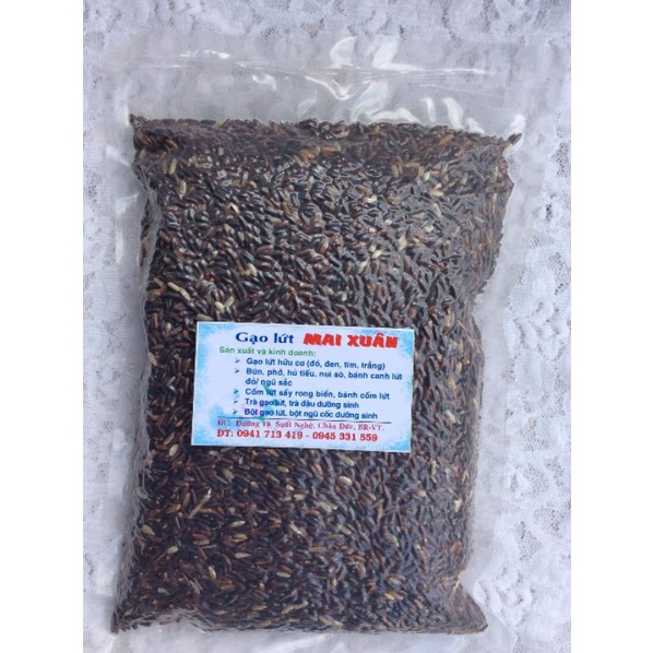 Gạo lứt tím Sóc Trăng  gạo dẻo - giảm cân