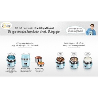 Nồi Cơm Điện Mini Đa Năng Bear DFH -B20J1 [Hàng nội địa order]