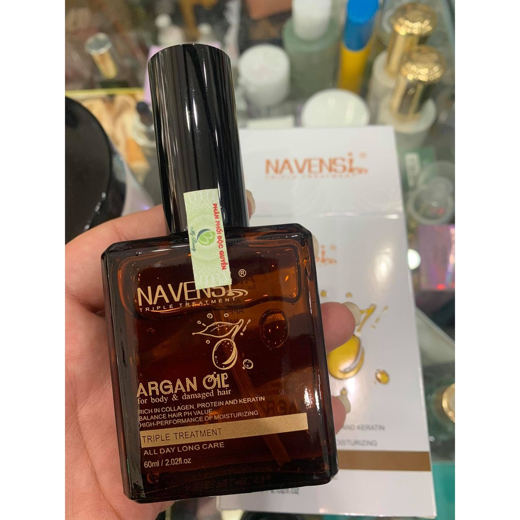 TINH DẦU CHĂM SÓC TÓC ARGAN NAVENSI 60ML