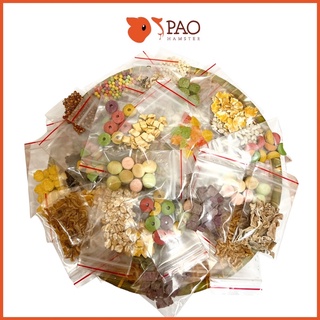 Thức ăn hamster các loại, đồ ăn cho hamster bổ sung dinh dưỡng gói ăn thử mini