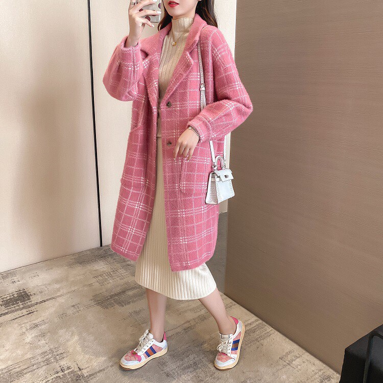 Áo Dạ kẻ caro dáng dài, áo khoác Dạ trơn dáng ngắn | BigBuy360 - bigbuy360.vn