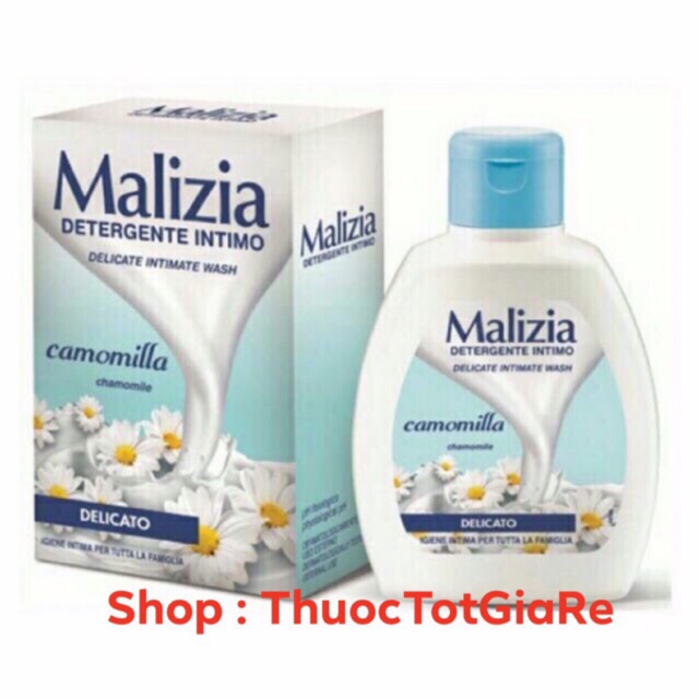 Dung dịch vệ sinh phụ nữ hoa cúc Trắng Malizia 200 ml