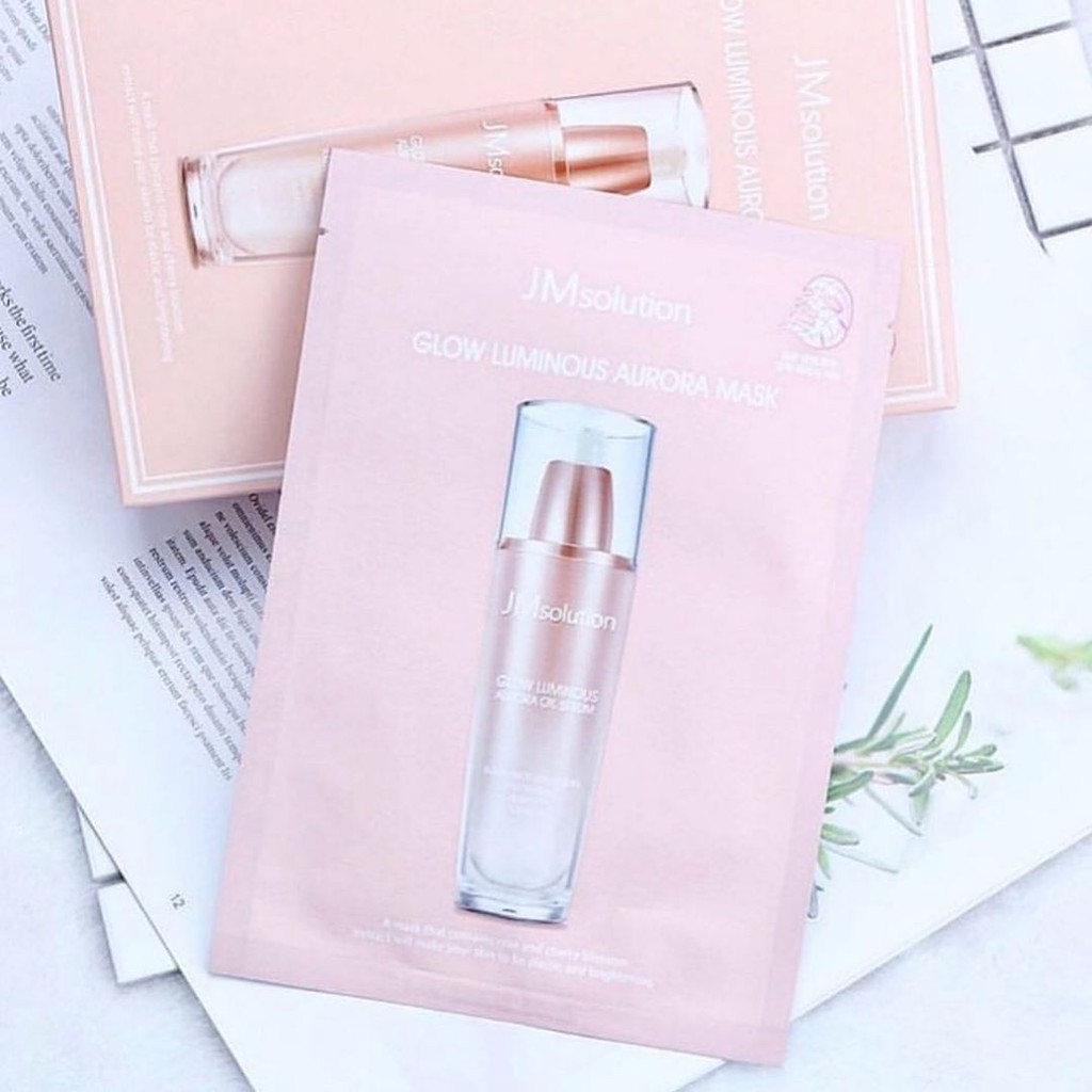 Mặt nạ JMSolution Glow Luminous Aurora Mask Dưỡng trắng săn chắc da chiết xuất tinh dầu 30ml | BigBuy360 - bigbuy360.vn
