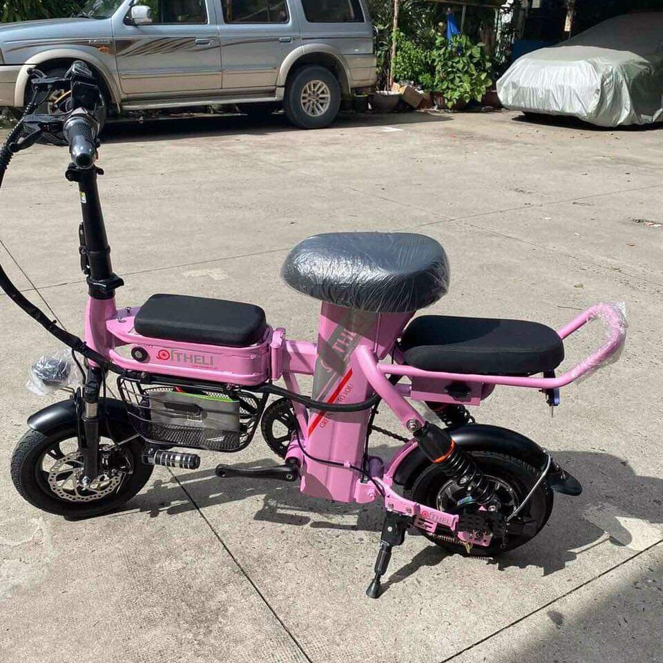 Xe điện mini gấp gọn Qi Theli A2 pin 15A