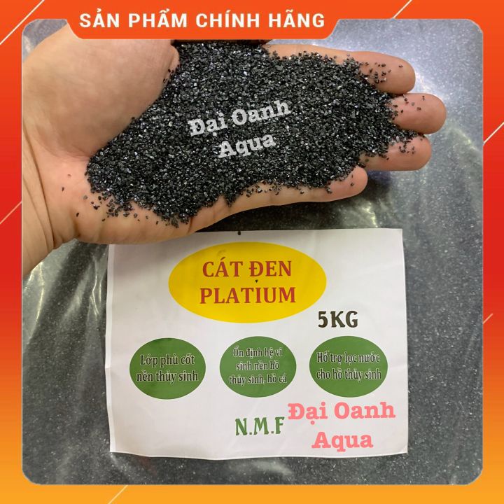 200gr Cát Đen Platinum - Cát Trải Nền Trang Trí Bể Cá, Bể Thủy Sinh