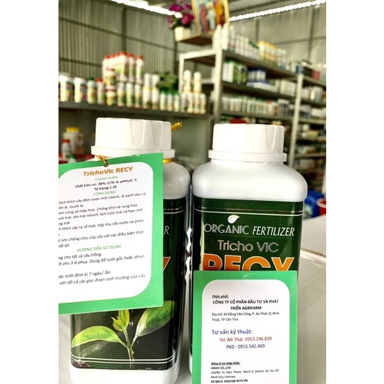 Phân bón lá Organic Fertilzer Tricho VIC RECY