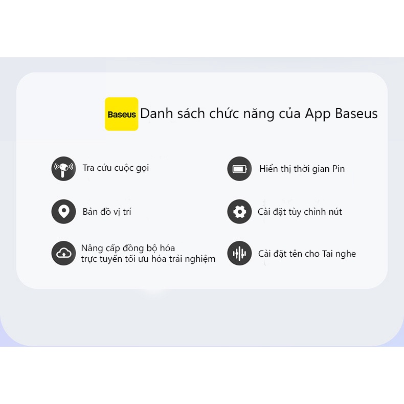 CHÍNH HÃNG Tai nghe nhét tai không dây 2 tai rời Baseus Bowie WM02 Bluetooth 5.3 Chống nước Chống ồn