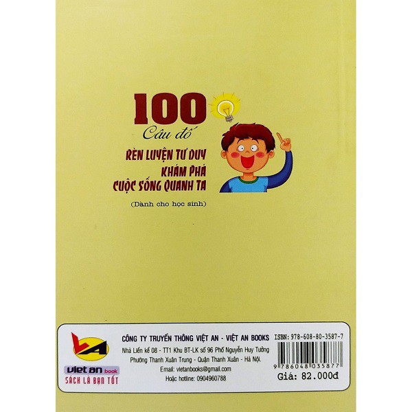 Sách 100 Câu Đố Rèn Luyện Tư Duy Khám Phá Cuộc Sống Quanh Ta