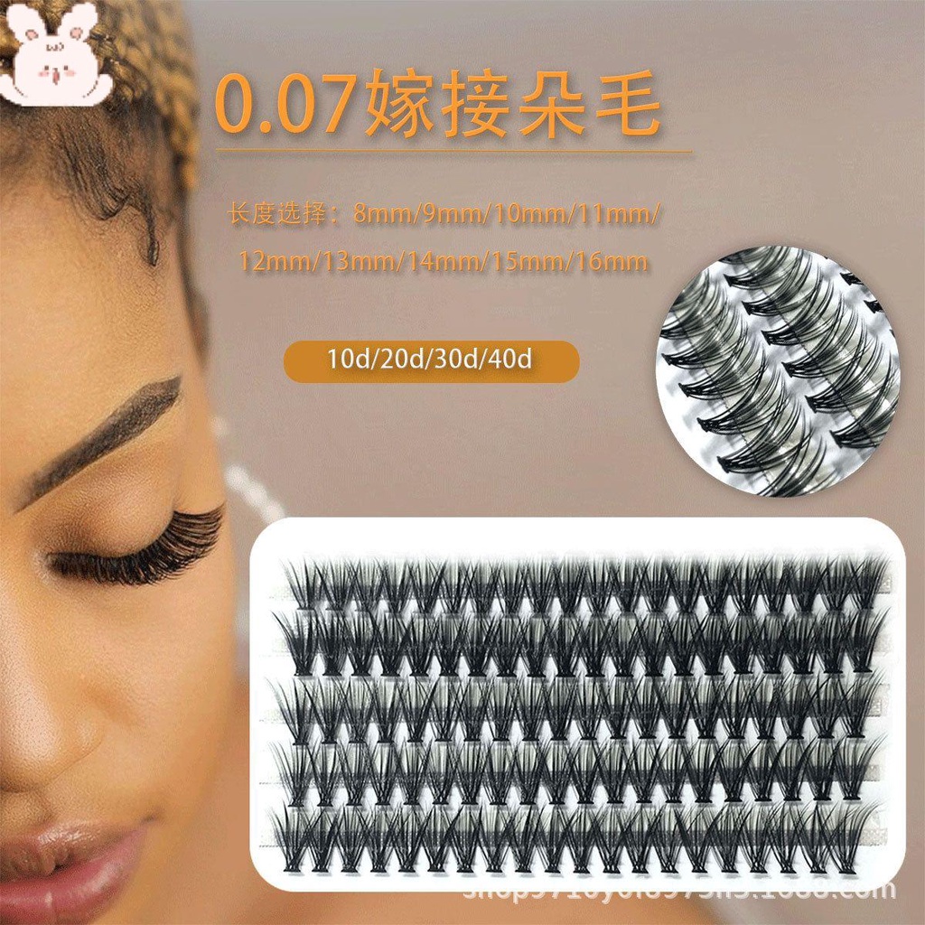 Lông Mi Giả 5Rows 10D / 20D / 30D / 40D Mềm Mại Trang Điểm Mắt Tự Nhiên