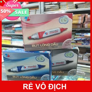 Hộp 10 Bút Lông Dầu Thiên Long PM-09