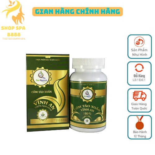 Tảo xoắn Vĩnh An Hộp Cốm Cao Cấp