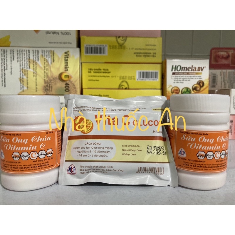 Kẹo ngậm Vita C Glucose