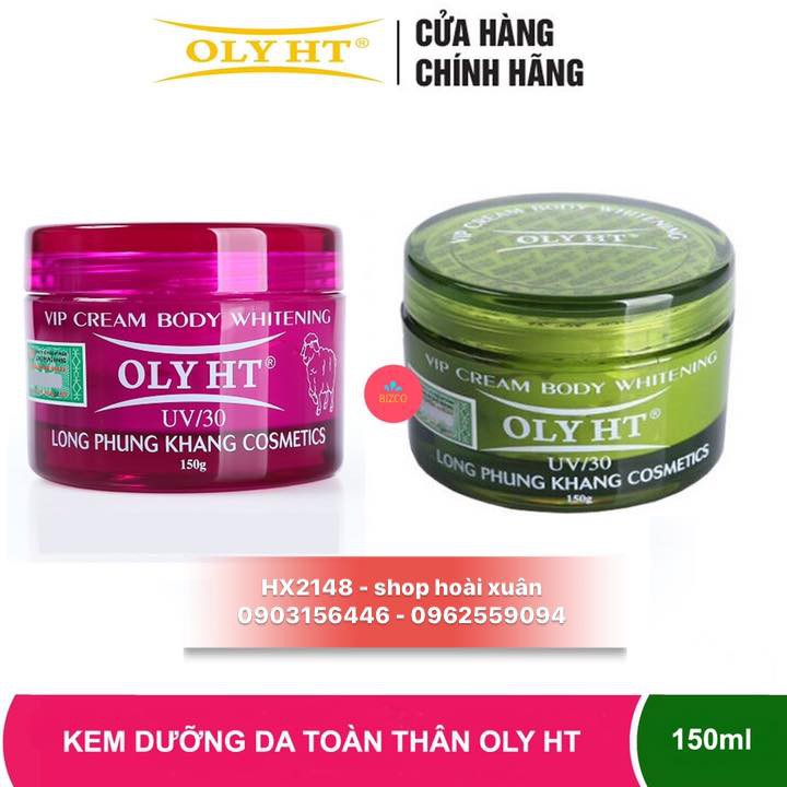 Kem dưỡng trắng da toàn thân Nhau thai cừu OLY HT VIP - HX2148