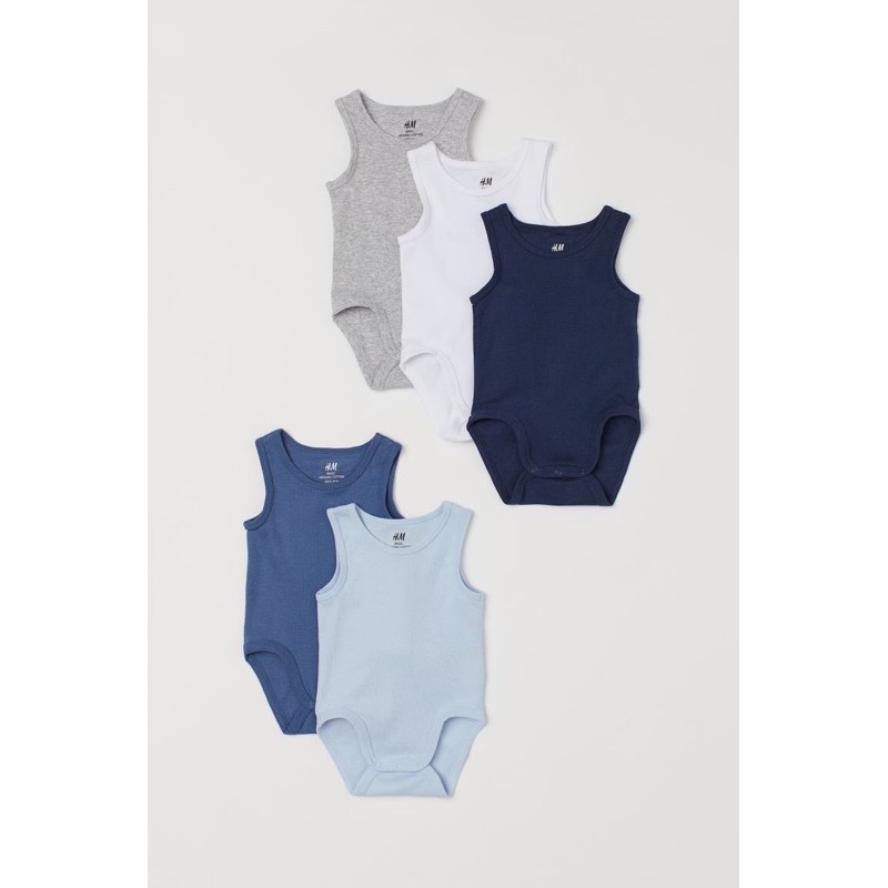 set 5 body ba lỗ HM