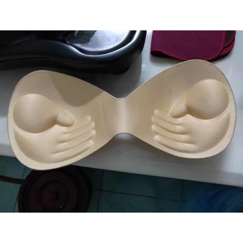 Mút áo bàn tay liền _đệm ngực bàn tay đôi Dùng nhét vào áo Bra , đệm ngực áo thể thao