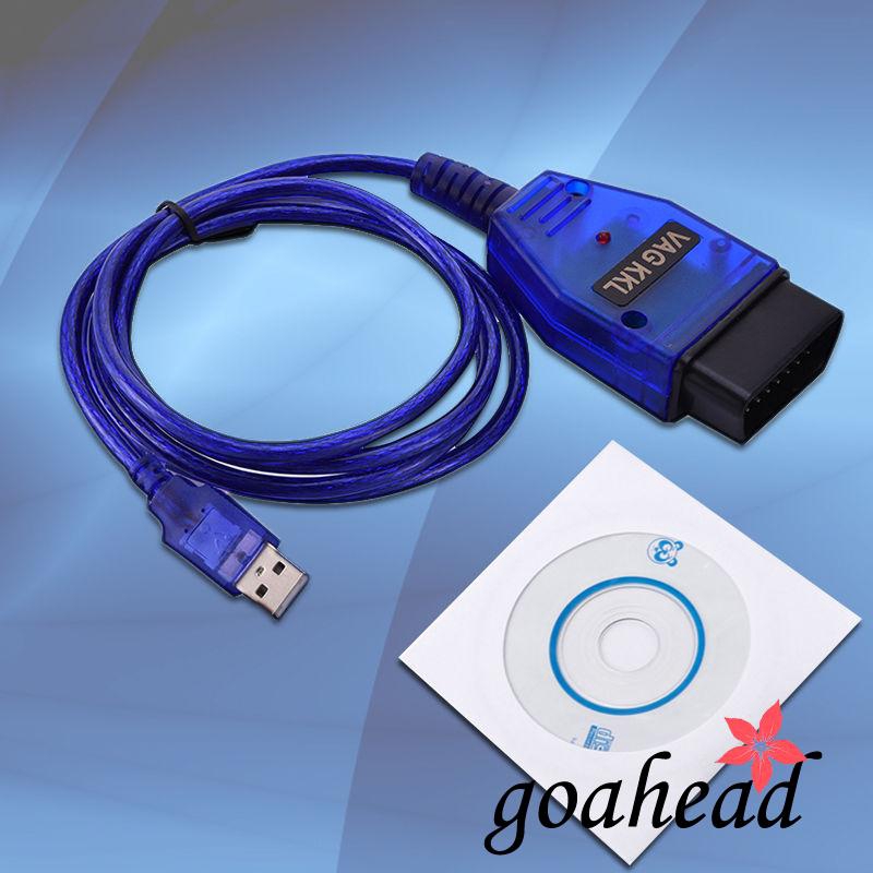 Thiết bị chẩn đoán lỗi ô tô OBD2 II gh0-kkl vag-com 409.1 OBD2 II