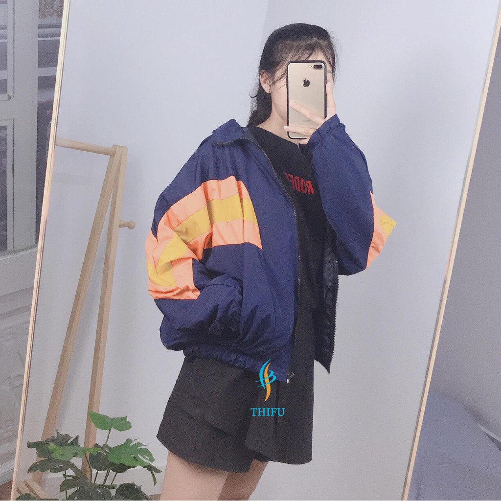 &lt;FREE SHIP&gt; Áo Khoát Dù ngoại 2 Lớp Dày Dặn, Y Hình