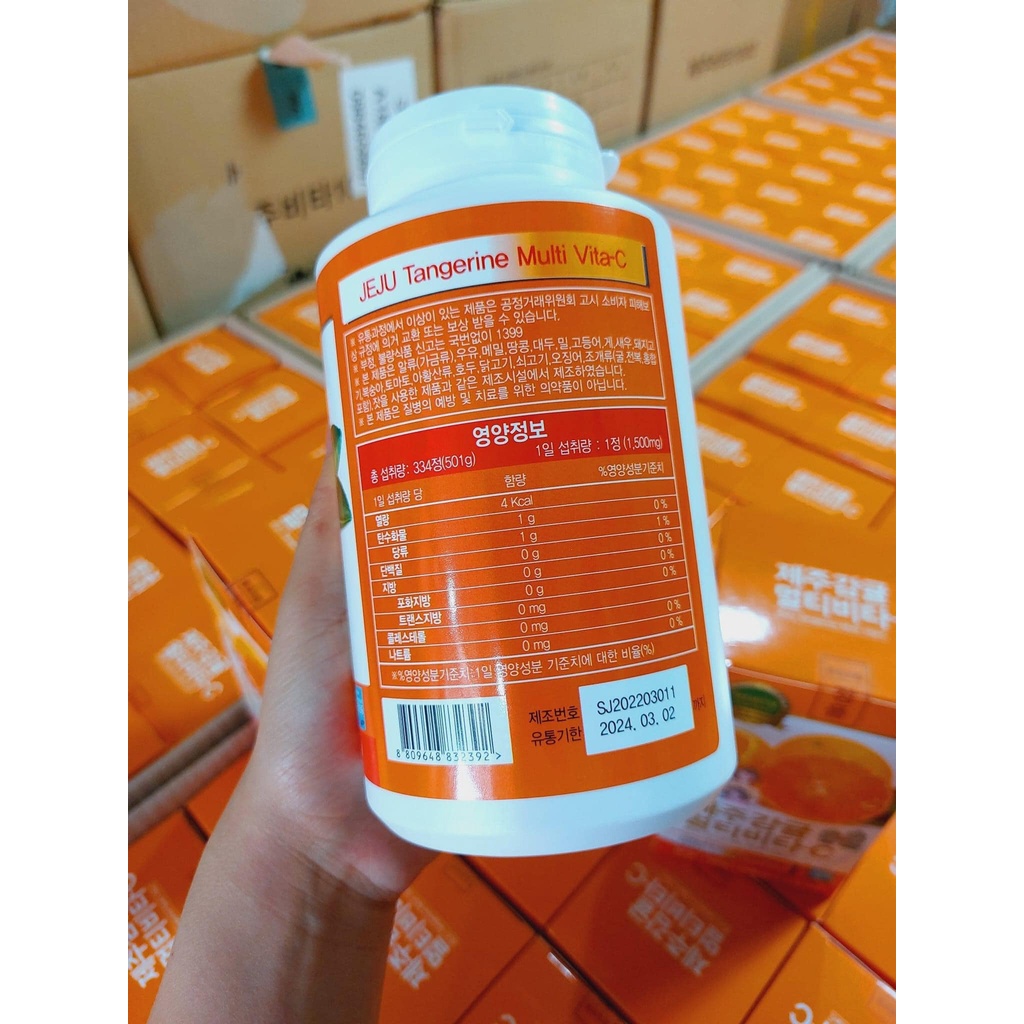 Viên Ngậm Vitamin C Jeju Orange - Hàn Quốc