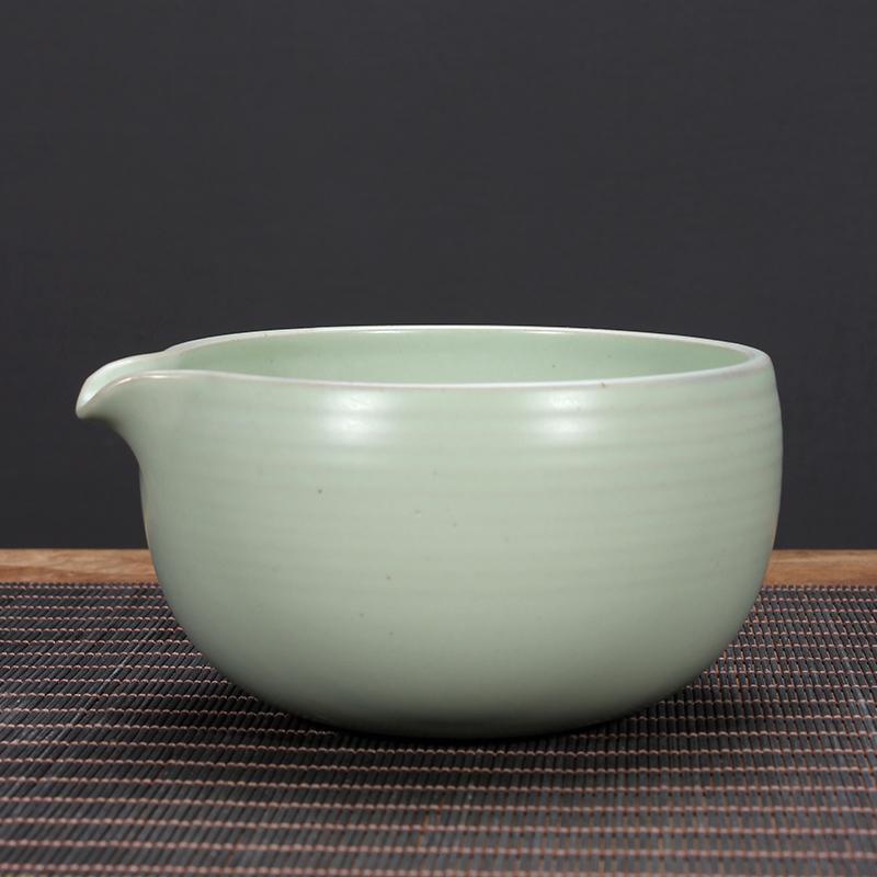 Bộ Ấm Chén Trà Bằng Gốm Matcha Phong Cách Nhật Bản