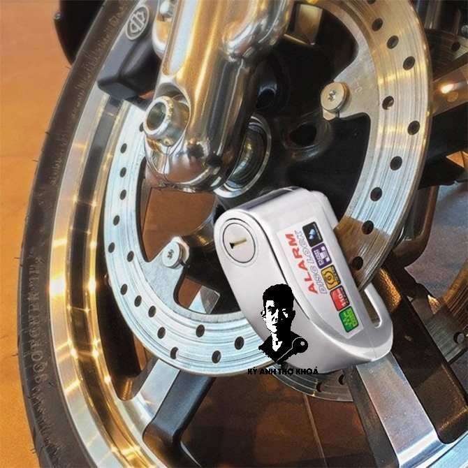 Khóa Đĩa Xe Máy Chống Trộm Có Còi Báo Động Alarm kỳ anh thợ khóa