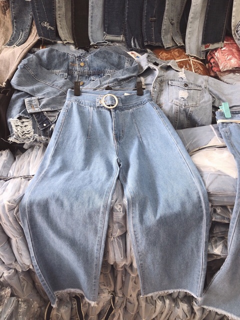 [Mã WASTMAY giảm 15% tối đa 30K đơn 150K] Quần culottes jean mẫu mới ( hình thật ) | BigBuy360 - bigbuy360.vn
