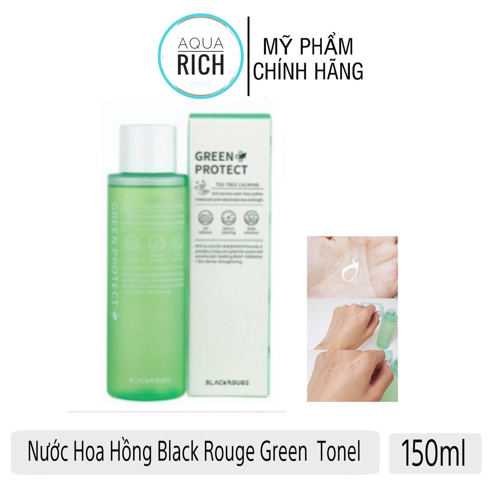 Nước Hoa Hồng Black Rouge Green Protect Toner - 150ml