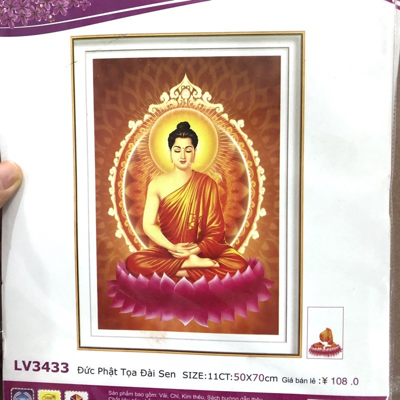 Tranh thêu Phật lv3433