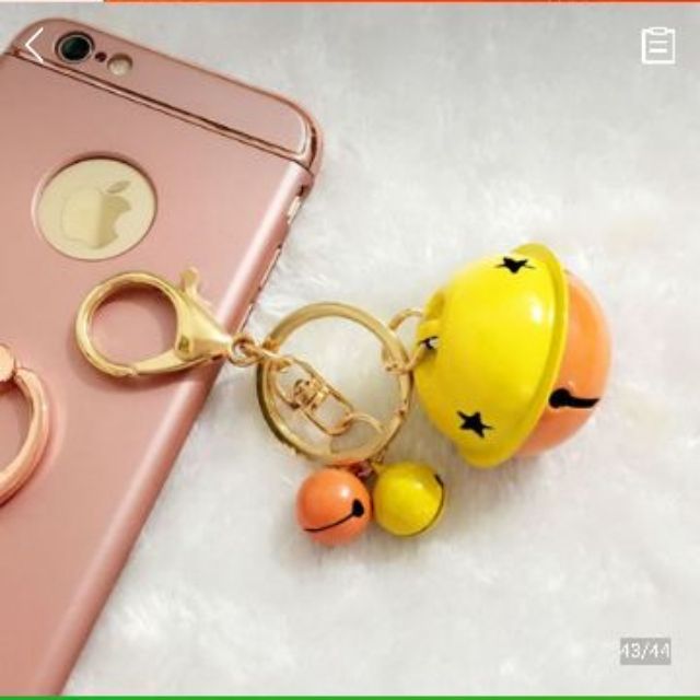 Móc khóa chuông 2 màu to