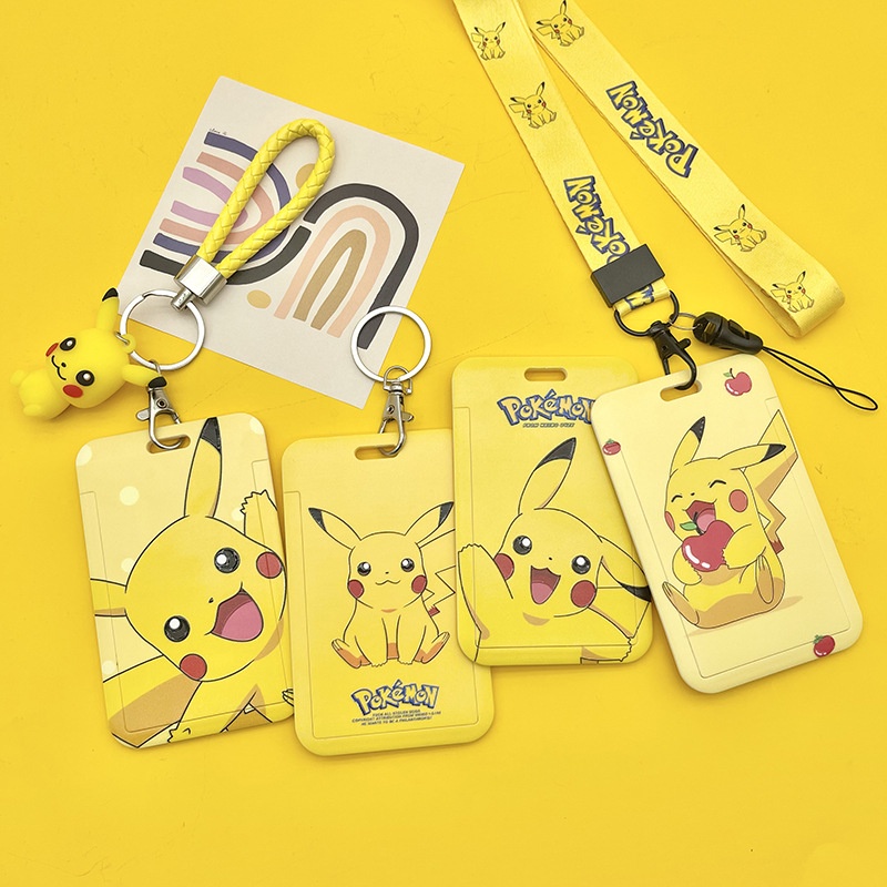 Túi Đựng Thẻ Học Sinh Hình Pikachu / Pokemon