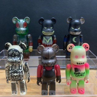 Gấu Bearbrick chủ đề Kinh dị và Animal
