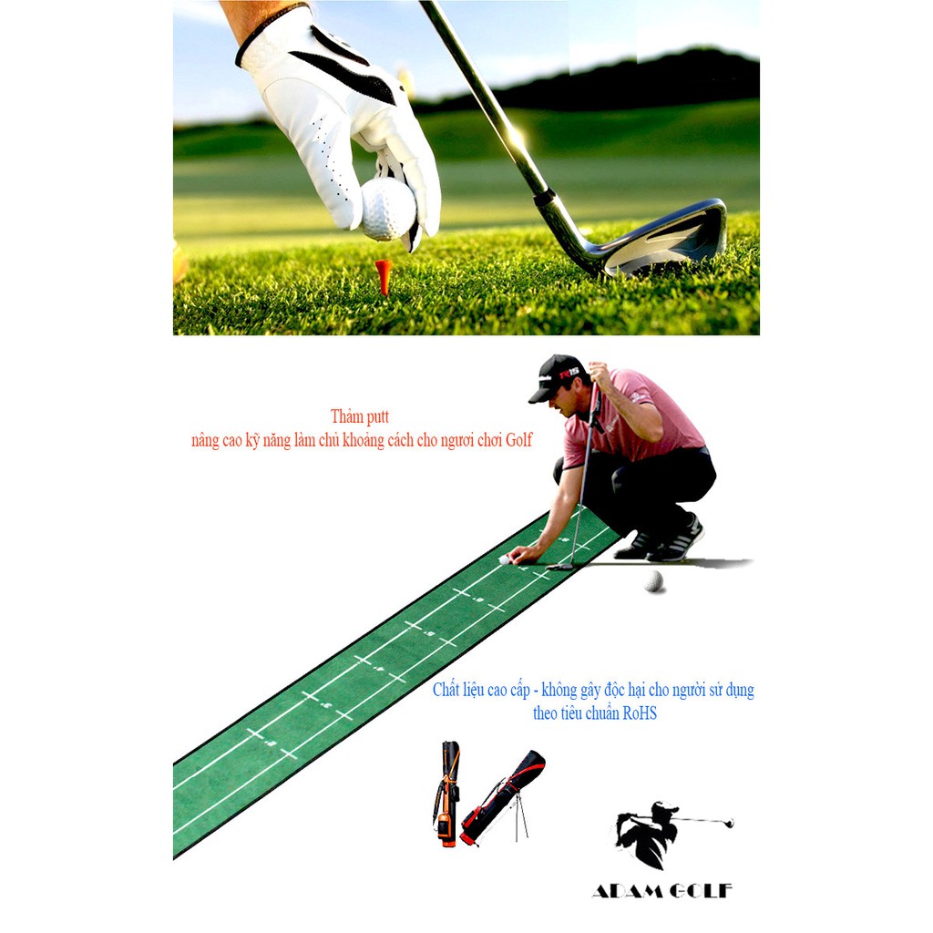 Thảm tập putt nâng cao kỹ năng putt cho người chơi Golf