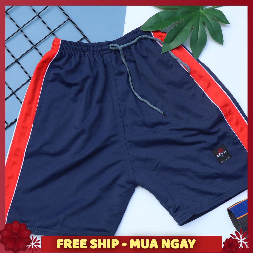 Bộ 3 Quần Đùi Nam - Quần Short Nam Thun sọc đứng vải thun cho nam từ 45-75kg one size SIÊU SALE !! SIÊU SALE !! | BigBuy360 - bigbuy360.vn