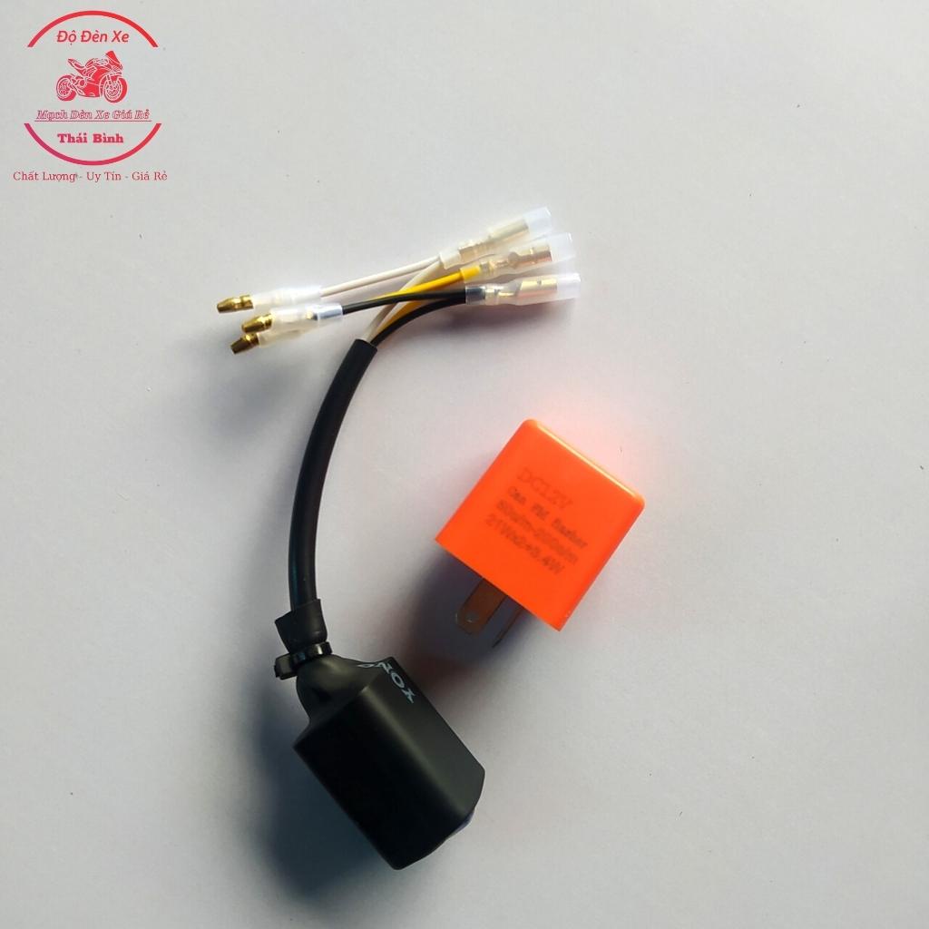 Mạch hazard raider satria, Mạch ưu tiên kèm cục chớp điện tử lắp như zin trên công tắc zin