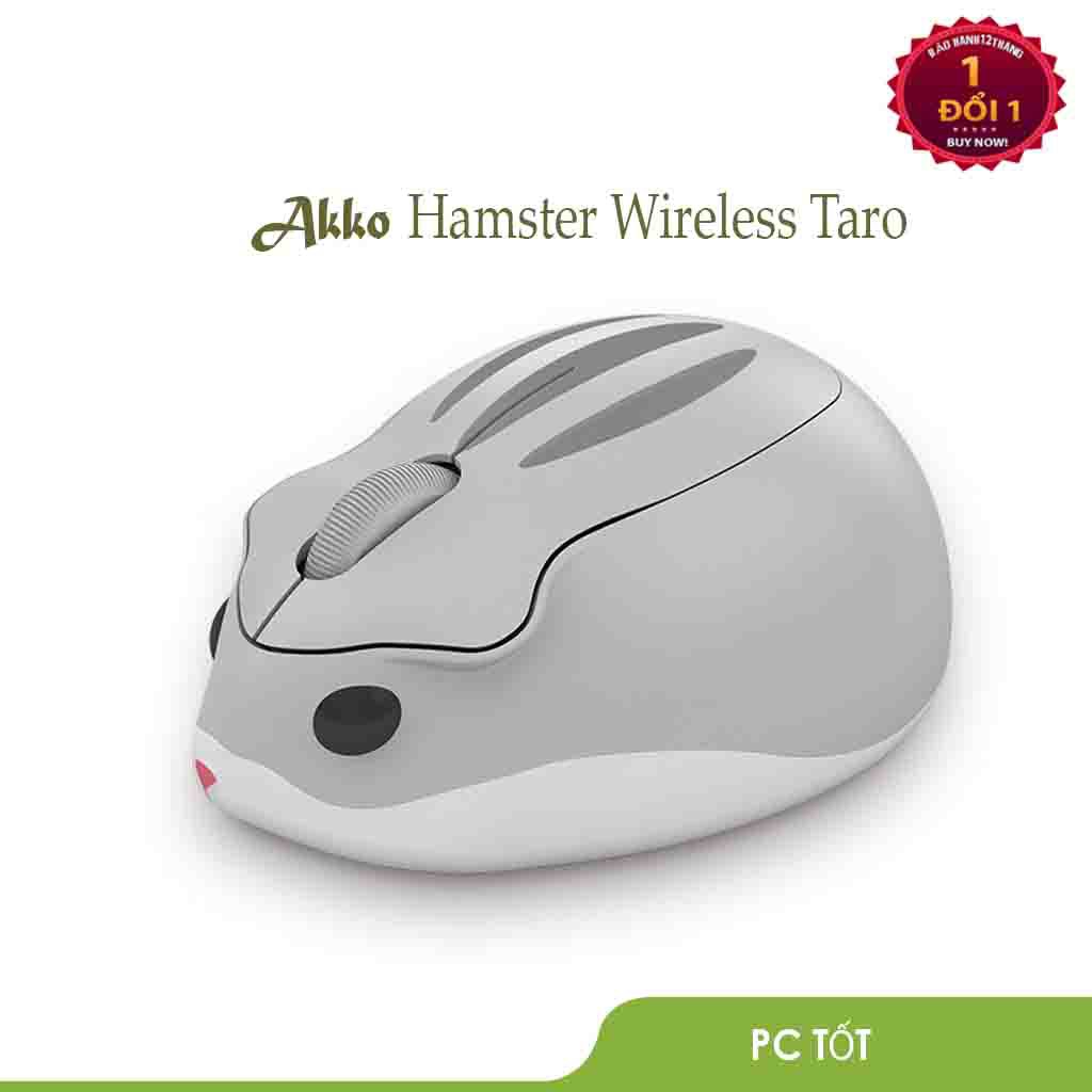 Chuột không dây Akko Hamster Wireless - Taro - Bảo hành chính hãng 1 đổi 1