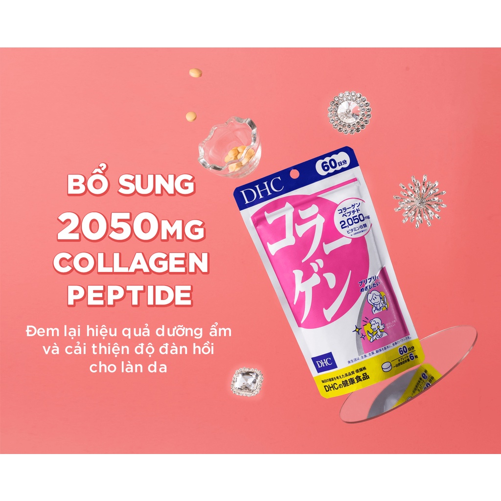 Viên uống chống lão hóa đẹp da DHC Collagen Nhật Bản 30 ngày