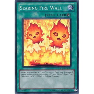 Thẻ bài Yugioh - TCG - Searing Fire Wall / HA05-EN027'