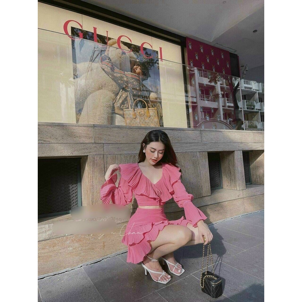 SÉT ÁO VÀ CHÂN VÁY DẬP LY 40-55kg