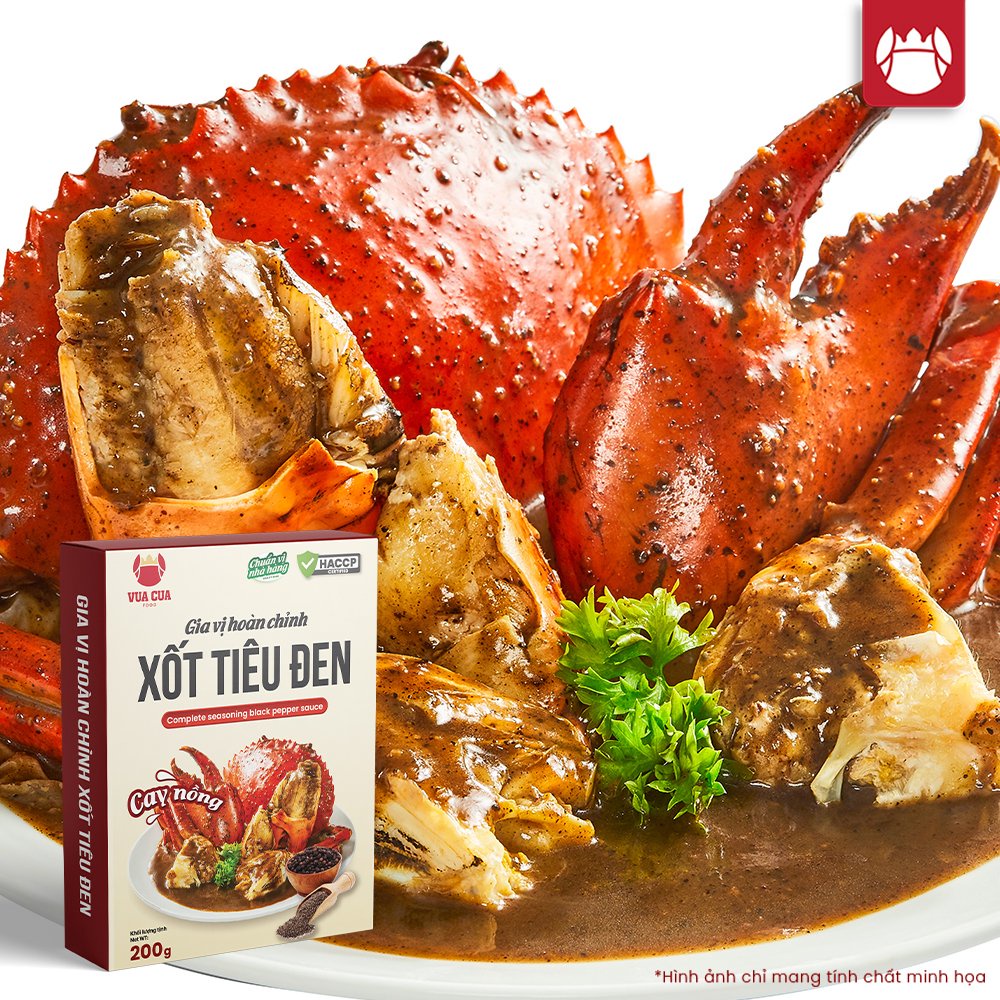 - Xốt Tiêu Đen Vua Cua 200g