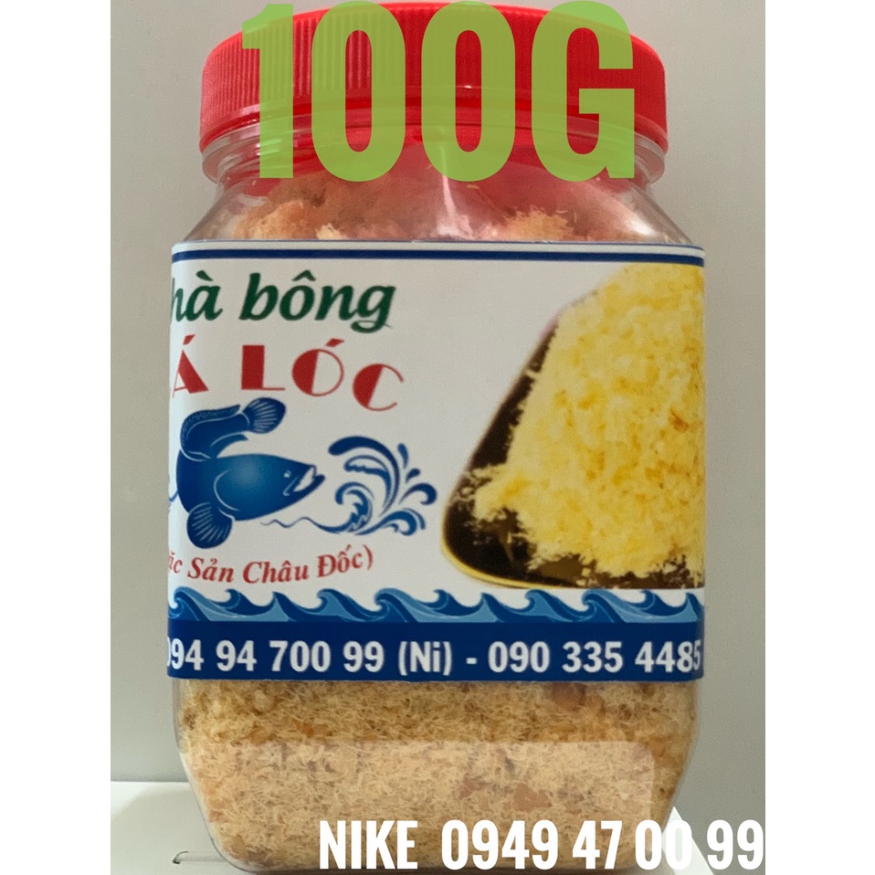 Chà Bông Cá Lóc Đặc Biệt 100G  Puree Snakehead