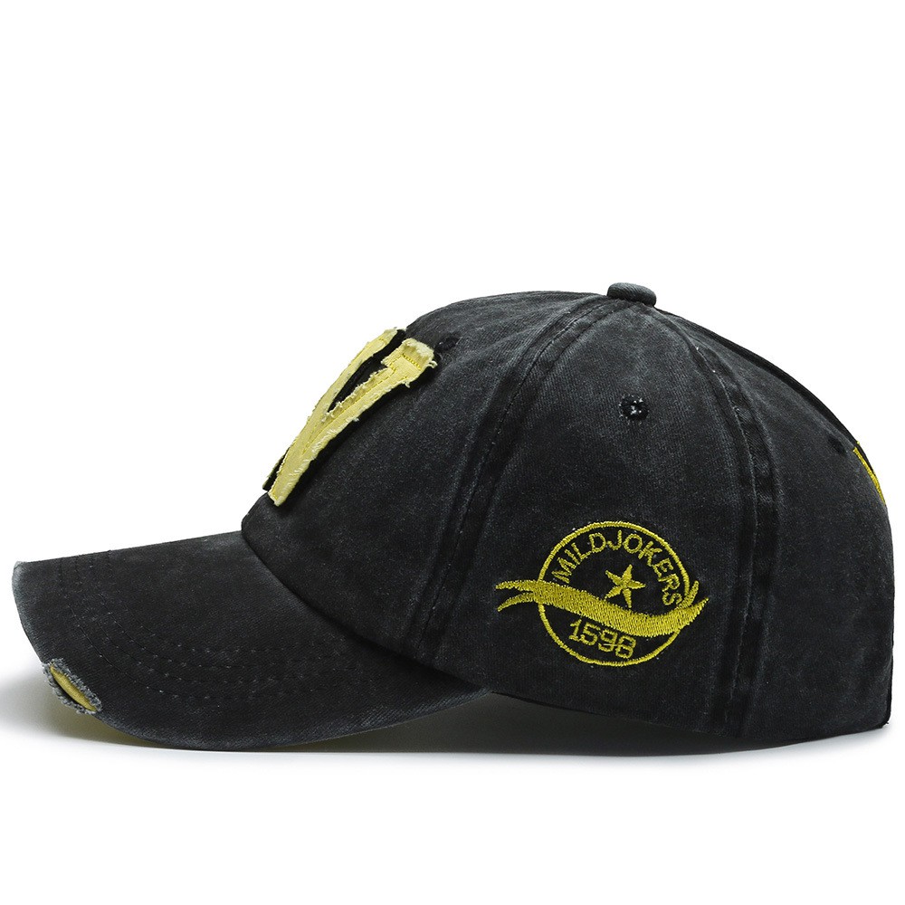 Nón lưỡi trai thêu chữ W thời trang cổ điển