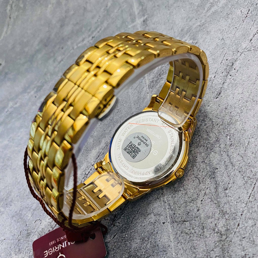 Đồng hồ Sunrise Nam chính hãng Nhật Bản M779SWA.G.V - kính saphire chống trầy - bảo