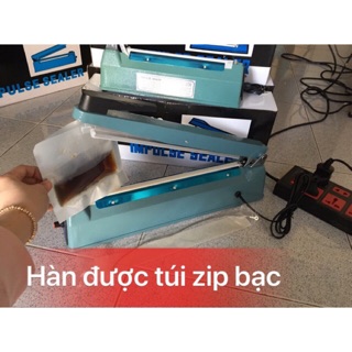 Máy hàn miệng túi 30cm( xanh vỏ sắt)+ 1 thanh dây hàn
