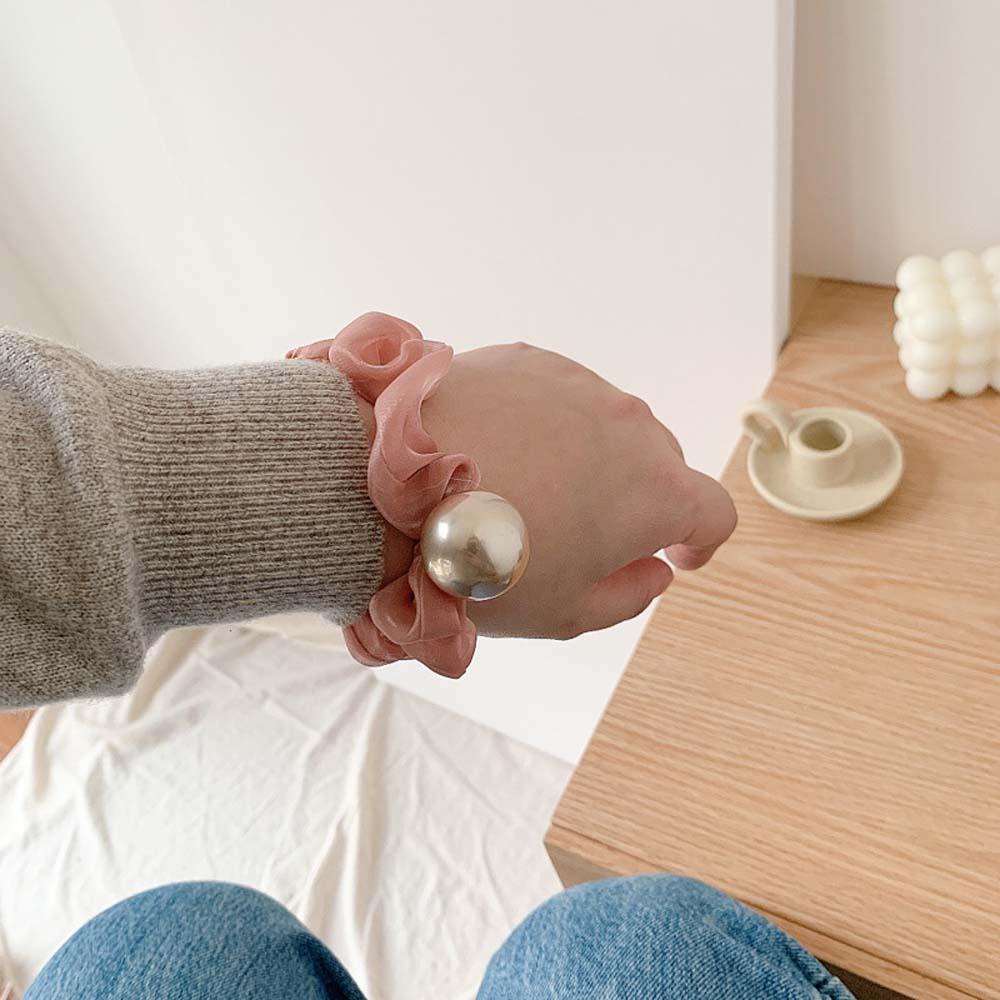 Dây Cột Tóc Co Giãn Lấp Lánh Thời Trang Cho Nữ